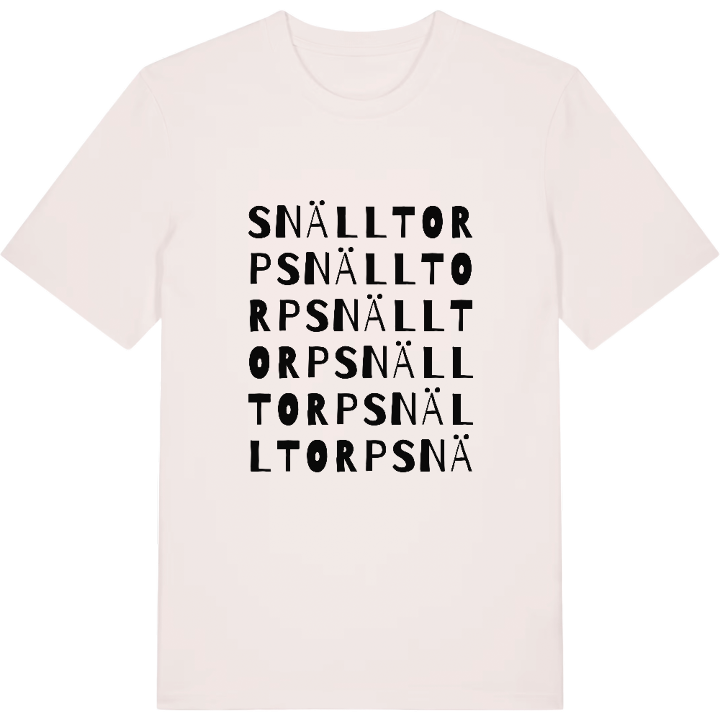 Snälltorp ordlek t-shirt – t-shirt från PinShirt