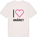 Jag älskar Snäret t-shirt stort tryck