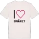 Jag älskar Snäret t-shirt stort tryck