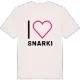 Jag älskar Snarki t-shirt stort tryck
