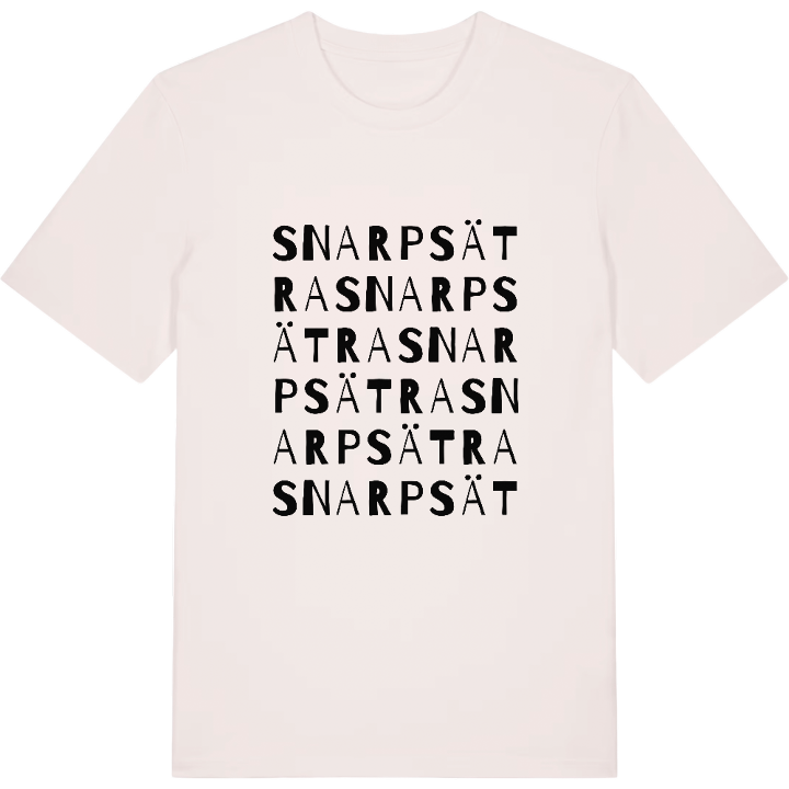 Snarpsätra ordlek t-shirt – t-shirt från PinShirt