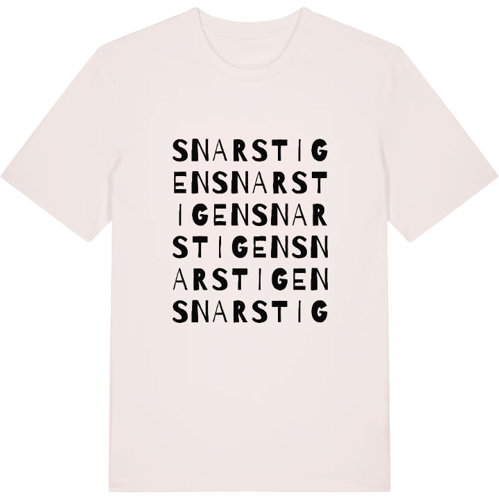 Snarstigen ordlek t-shirt – t-shirt från PinShirt