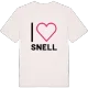 Jag älskar Snell t-shirt stort tryck