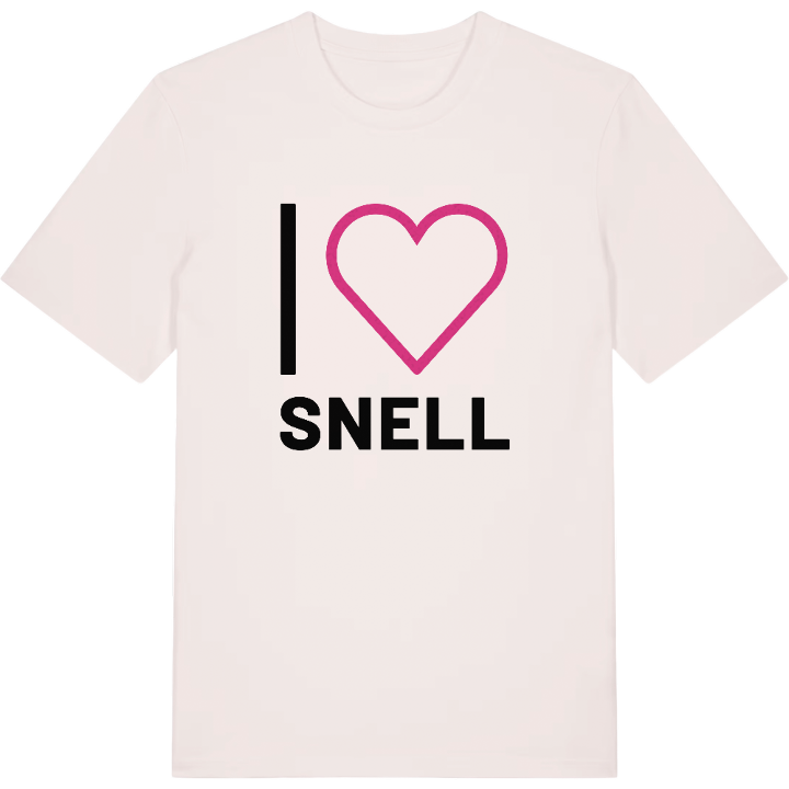 Jag älskar Snell t-shirt stort tryck – t-shirt från PinShirt