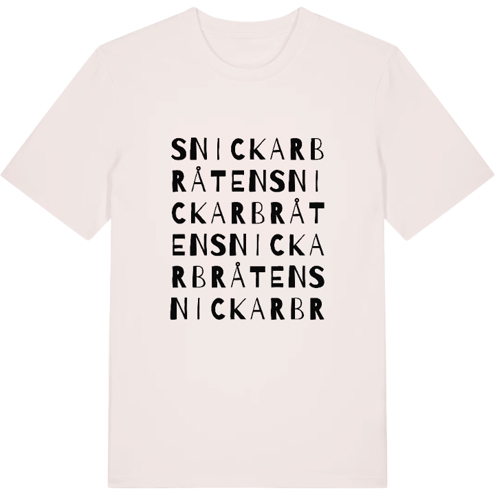 Snickarbråten ordlek t-shirt – t-shirt från PinShirt