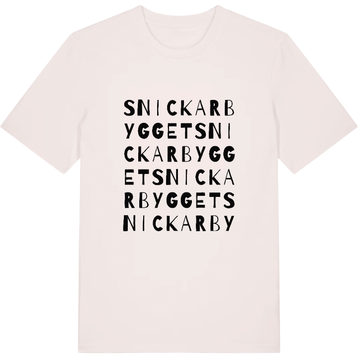 Snickarbygget ordlek t-shirt – t-shirt från PinShirt