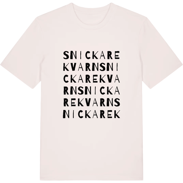 Snickarekvarn ordlek t-shirt – t-shirt från PinShirt