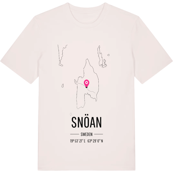 Snöan karta t-shirt – t-shirt från PinShirt