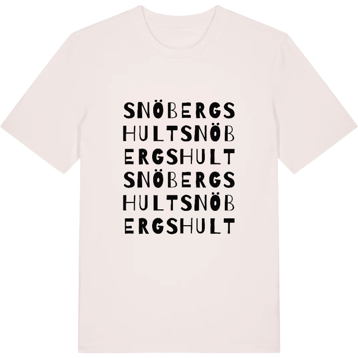Snöbergshult ordlek t-shirt – t-shirt från PinShirt