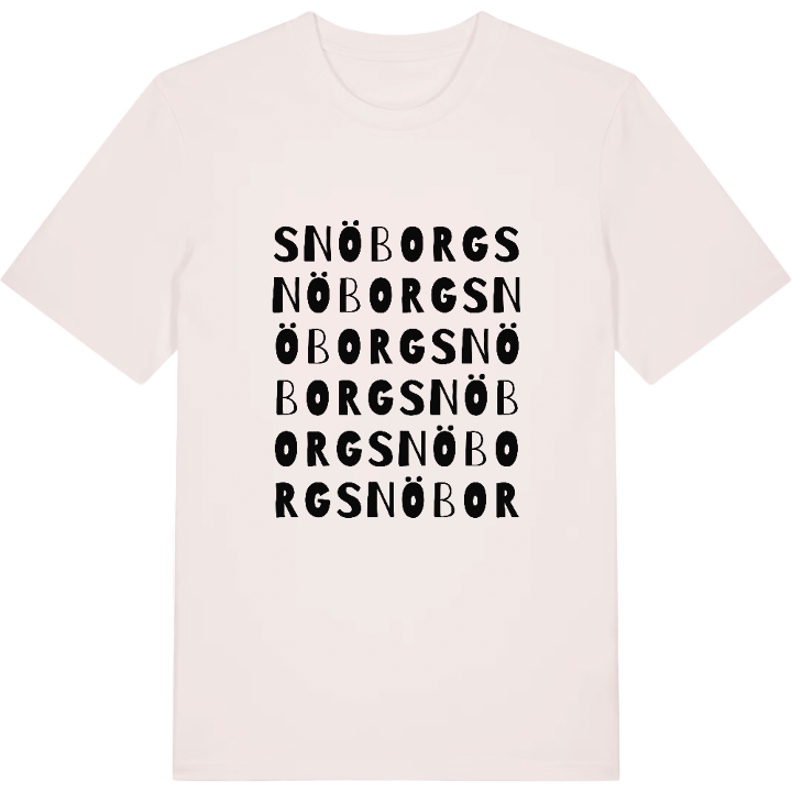 Snöborg ordlek t-shirt – t-shirt från PinShirt