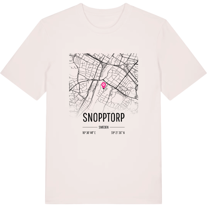 Snopptorp karta t-shirt – t-shirt från PinShirt