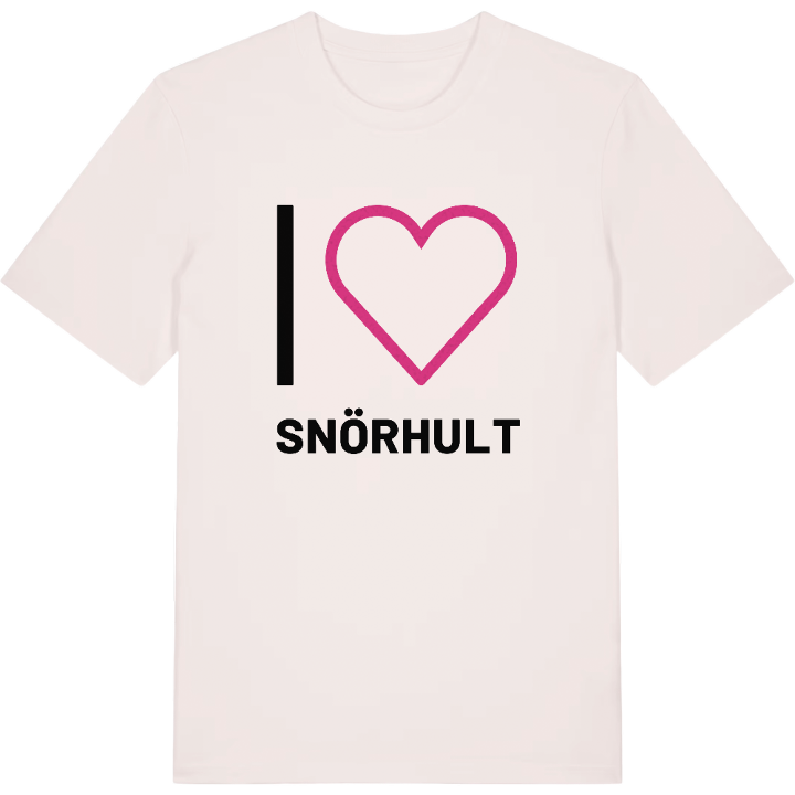 Jag älskar Snörhult t-shirt stort tryck – t-shirt från PinShirt