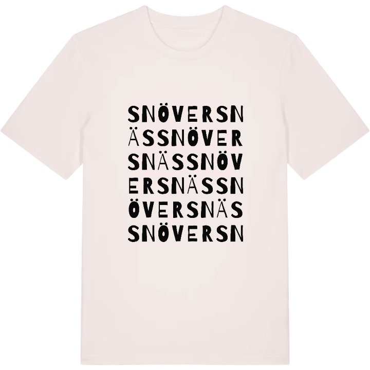 Snöversnäs ordlek t-shirt – t-shirt från PinShirt