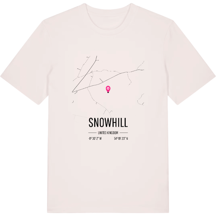 Snowhill karta t-shirt – t-shirt från PinShirt