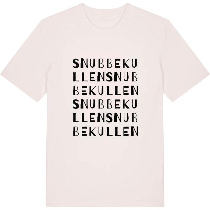 Snubbekullen ordlek t-shirt – t-shirt från PinShirt