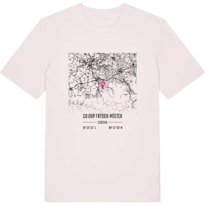 SO ORP Frýdek-Místek karta t-shirt – t-shirt från PinShirt