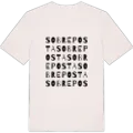 Sobreposta ordlek t-shirt
