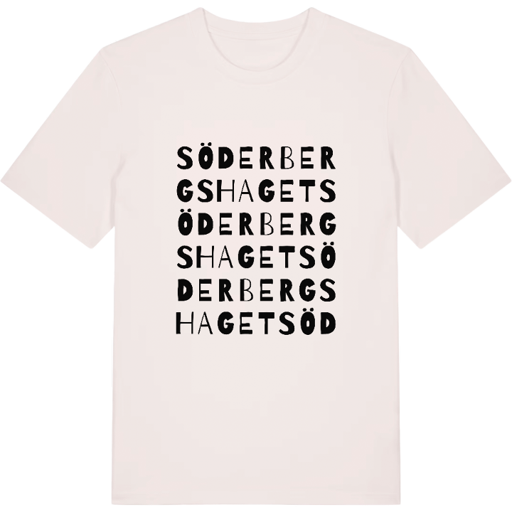 Söderbergshaget ordlek t-shirt – t-shirt från PinShirt