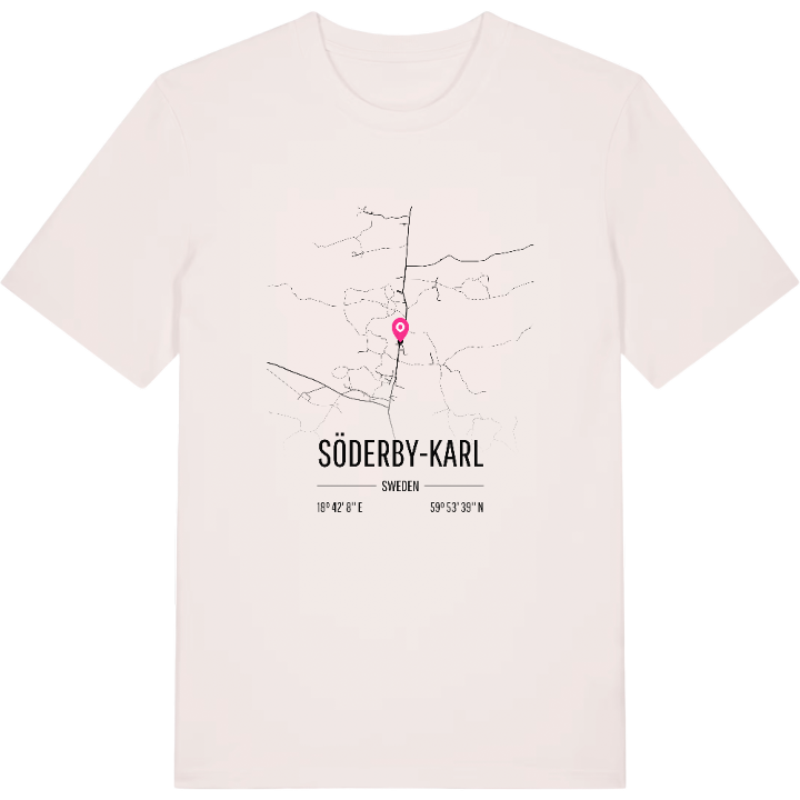 Söderby-Karl karta t-shirt – t-shirt från PinShirt
