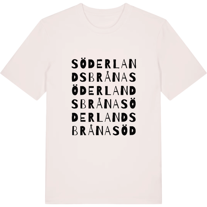 Söderlandsbråna ordlek t-shirt – t-shirt från PinShirt