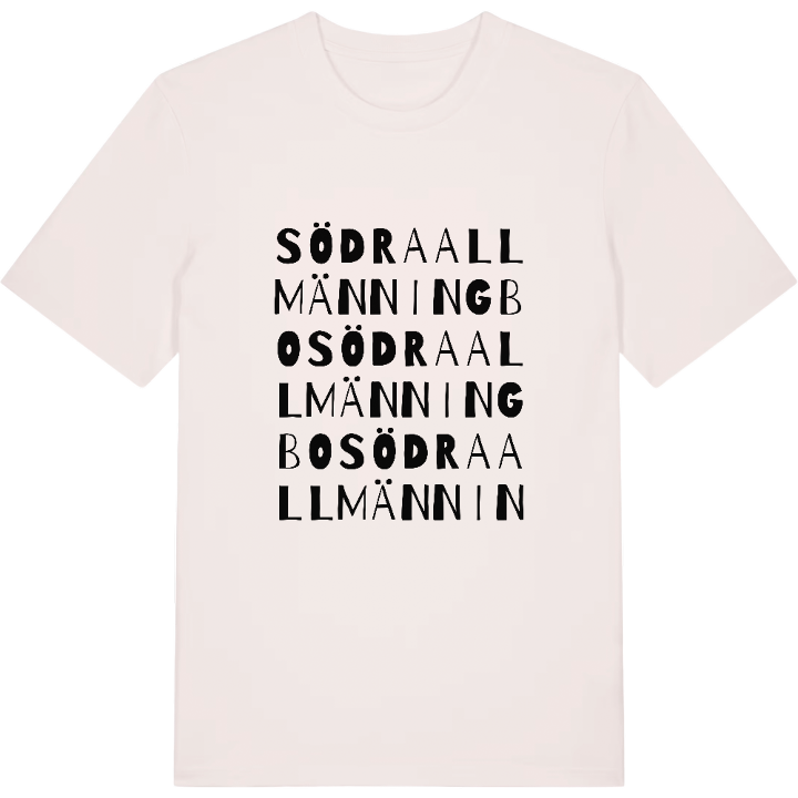 Södra Allmänningbo ordlek t-shirt – t-shirt från PinShirt