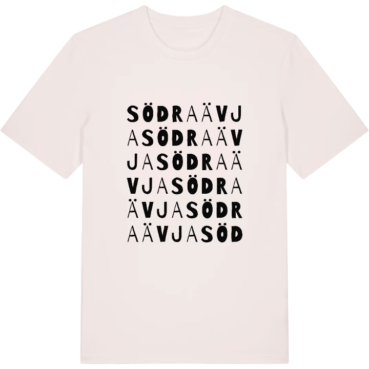 Södra Ävja ordlek t-shirt – t-shirt från PinShirt
