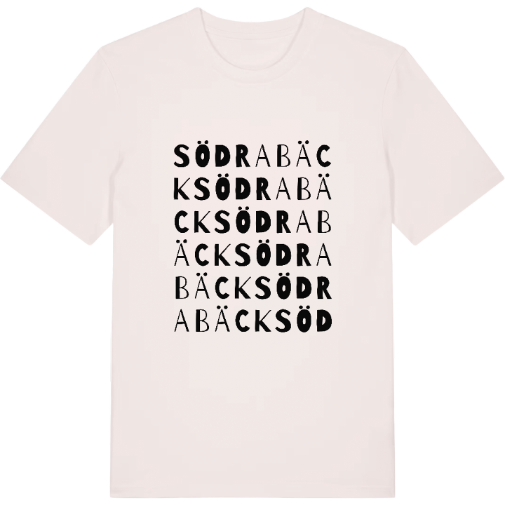Södra Bäck ordlek t-shirt – t-shirt från PinShirt