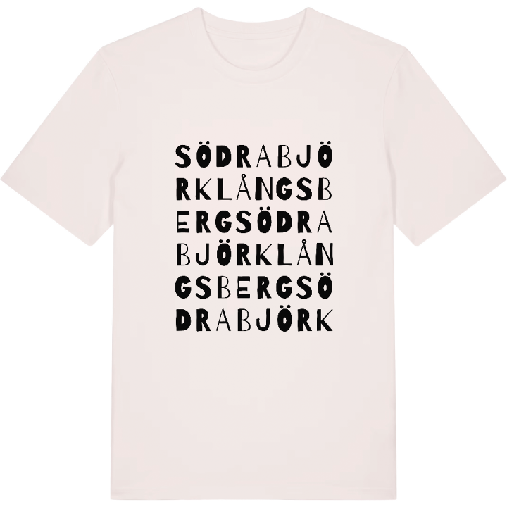 Södra Björklångsberg ordlek t-shirt – t-shirt från PinShirt