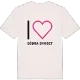 Jag älskar Södra Bygget t-shirt stort tryck