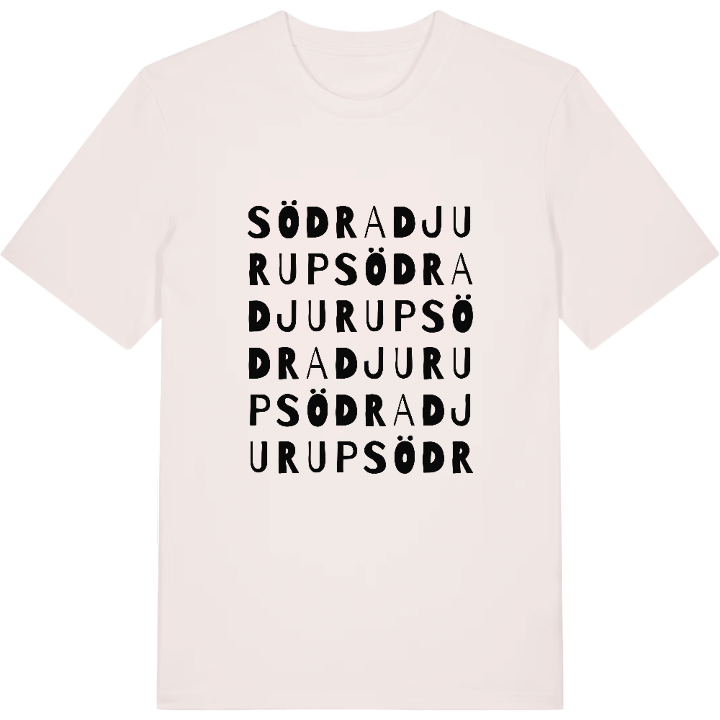 Södra Djurup ordlek t-shirt – t-shirt från PinShirt