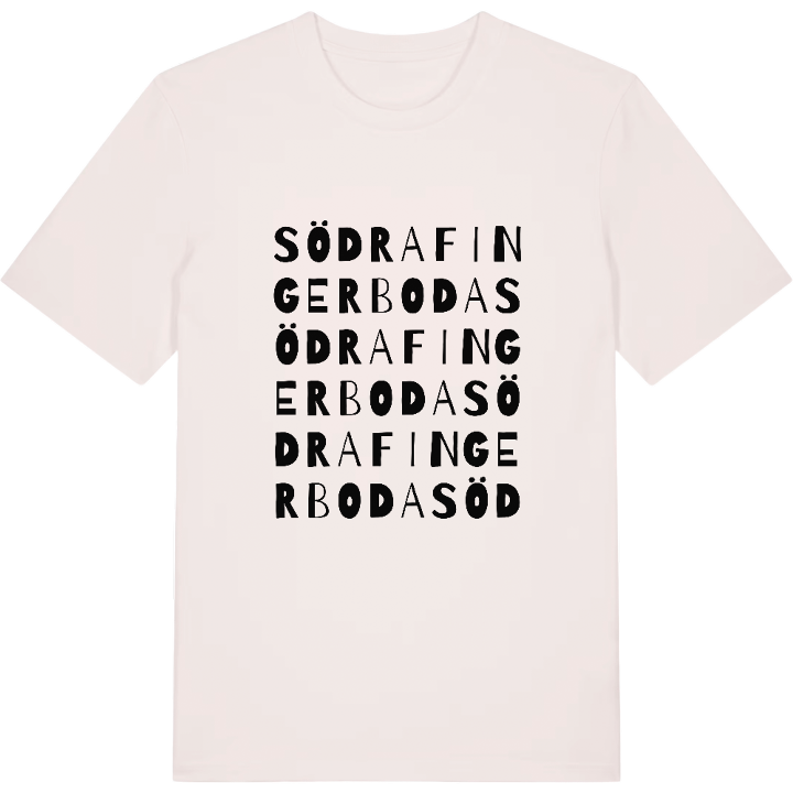 Södra Fingerboda ordlek t-shirt – t-shirt från PinShirt