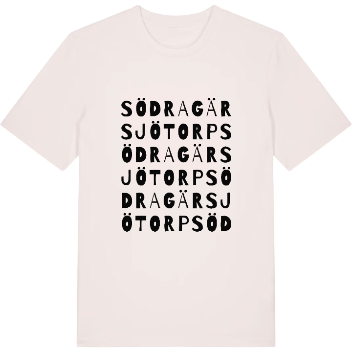 Södra Gärsjötorp ordlek t-shirt – t-shirt från PinShirt