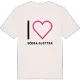Jag älskar Södra Glottra t-shirt stort tryck