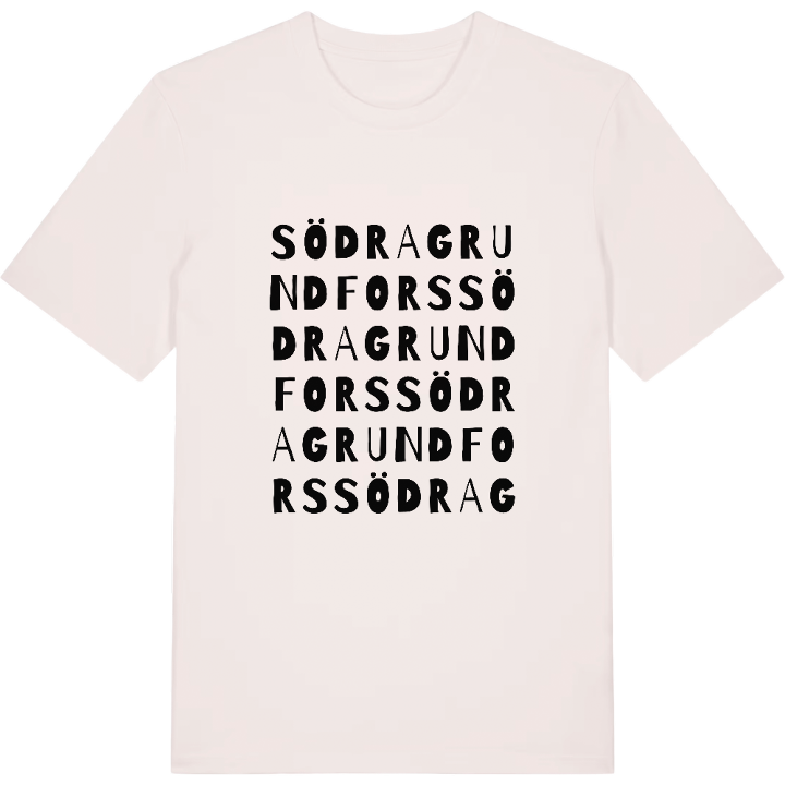 Södra Grundfors ordlek t-shirt – t-shirt från PinShirt