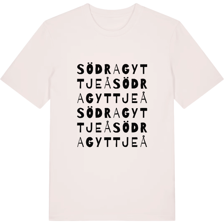 Södra Gyttjeå ordlek t-shirt – t-shirt från PinShirt