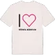 Jag älskar Södra Häggvik t-shirt stort tryck