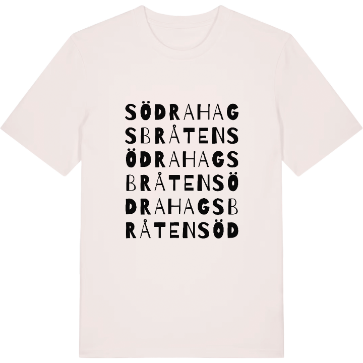 Södra Hagsbråten ordlek t-shirt – t-shirt från PinShirt