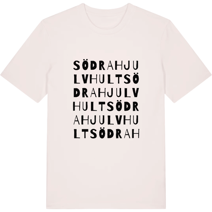 Södra Hjulvhult ordlek t-shirt – t-shirt från PinShirt