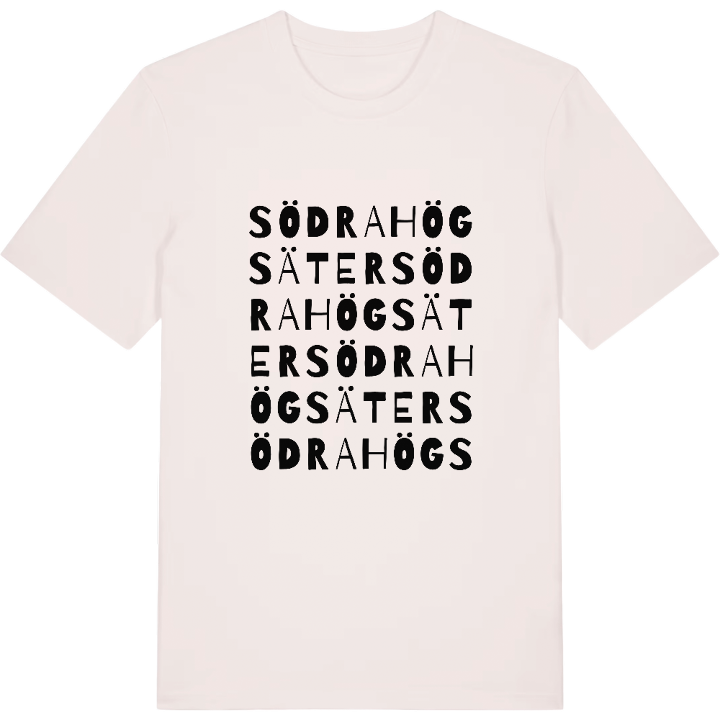 Södra Högsäter ordlek t-shirt – t-shirt från PinShirt