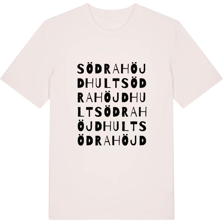 Södra Höjdhult ordlek t-shirt – t-shirt från PinShirt
