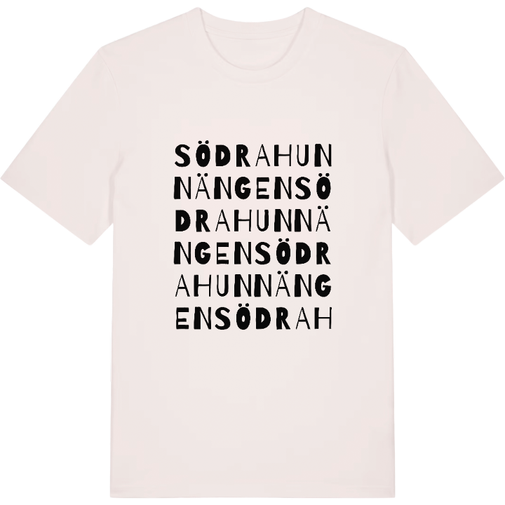 Södra Hunnängen ordlek t-shirt – t-shirt från PinShirt