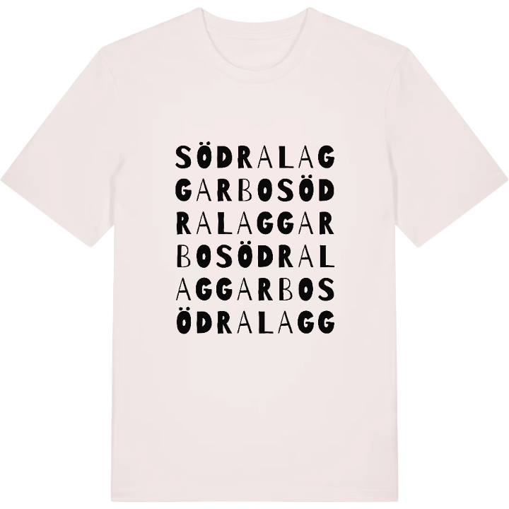 Södra Laggarbo ordlek t-shirt – t-shirt från PinShirt