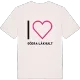 Jag älskar Södra Låkhult t-shirt stort tryck