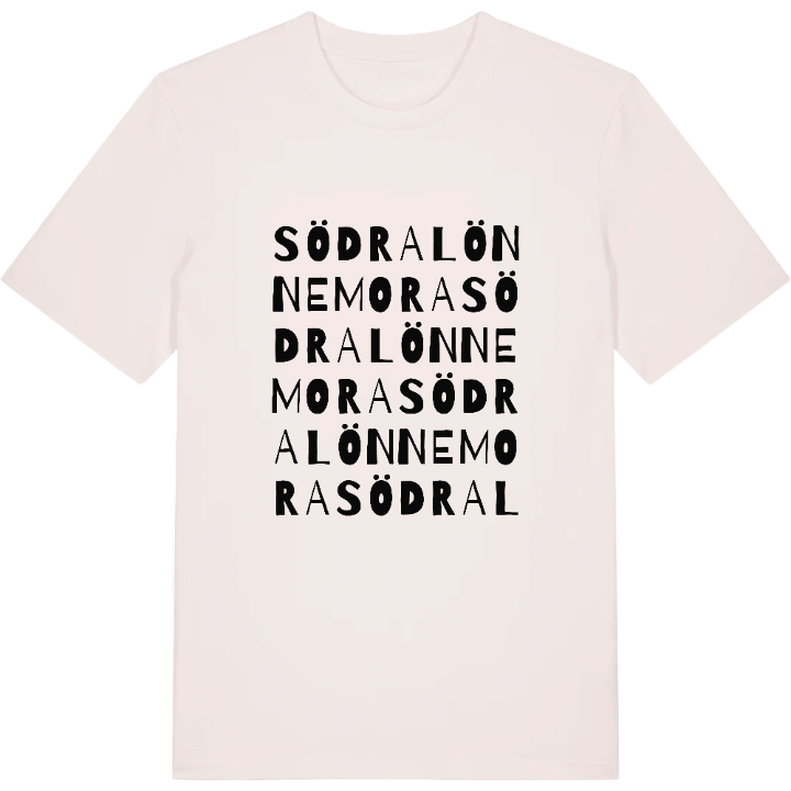 Södra Lönnemora ordlek t-shirt – t-shirt från PinShirt