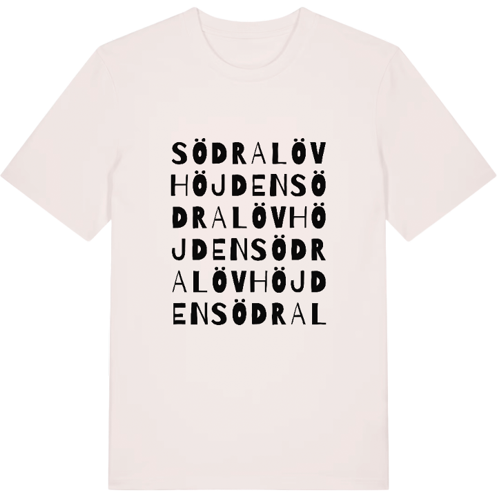 Södra Lövhöjden ordlek t-shirt – t-shirt från PinShirt
