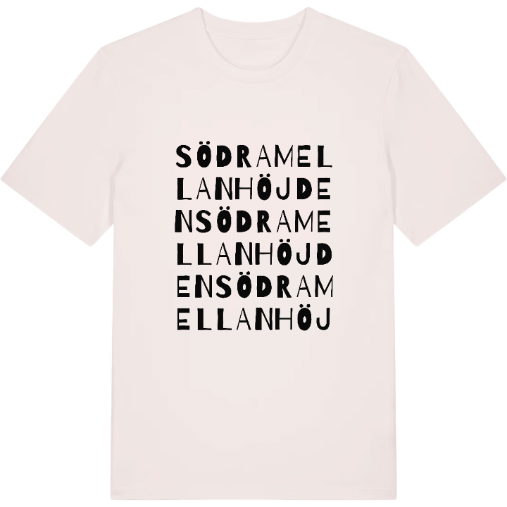 Södra Mellanhöjden ordlek t-shirt – t-shirt från PinShirt