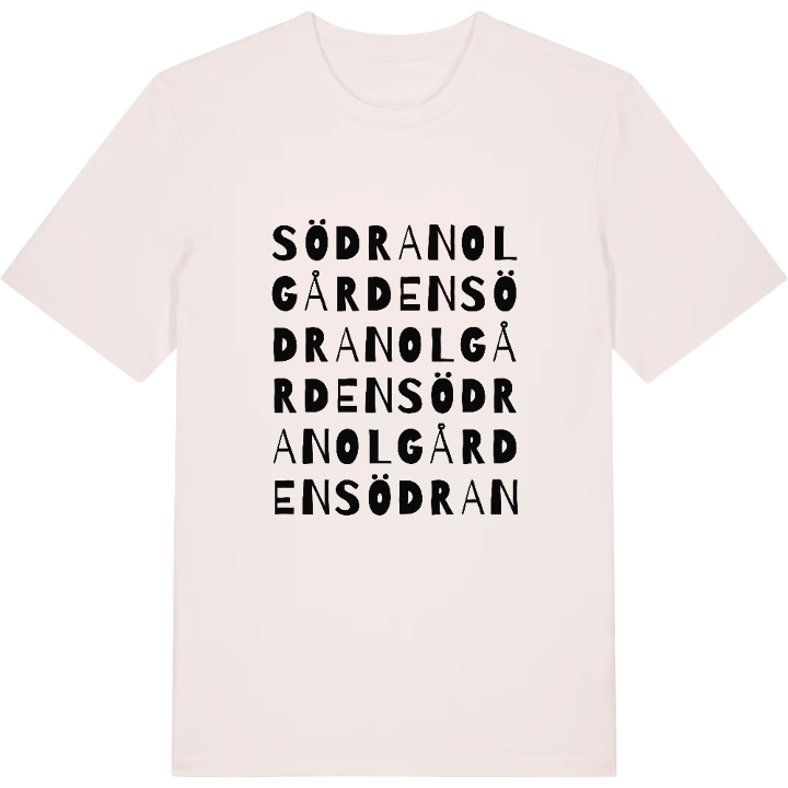 Södra Nolgården ordlek t-shirt – t-shirt från PinShirt