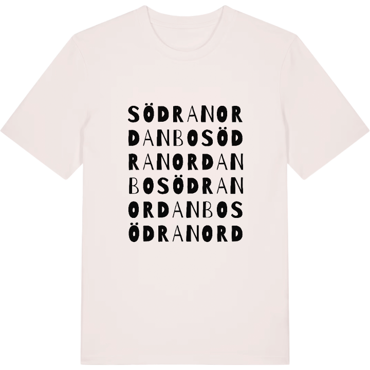 Södra Nordanbo ordlek t-shirt – t-shirt från PinShirt