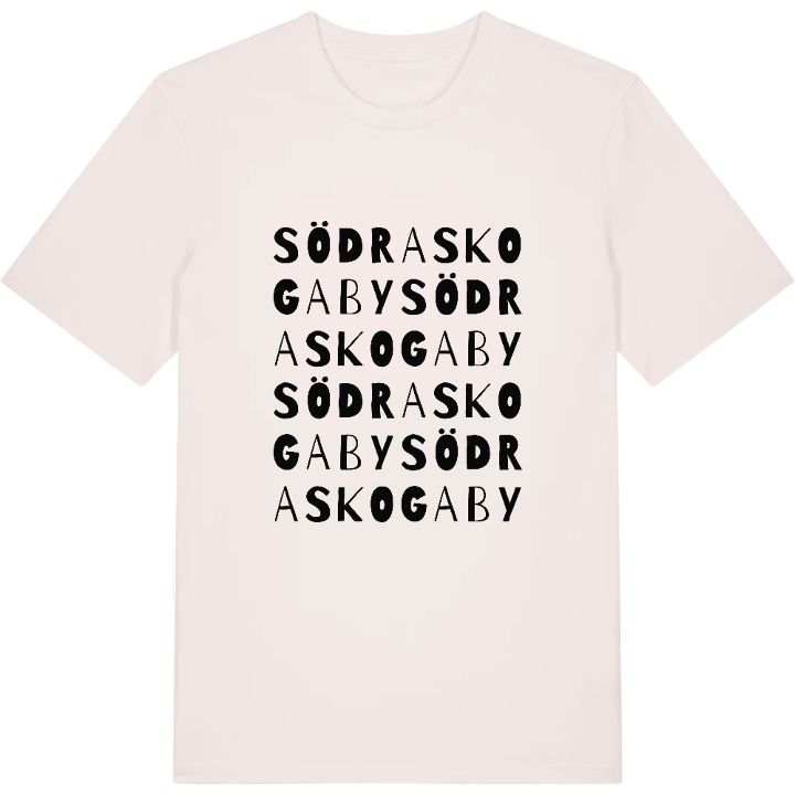 Södra Skogaby ordlek t-shirt – t-shirt från PinShirt