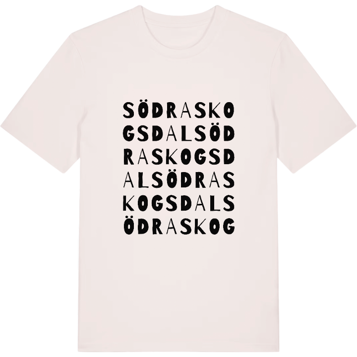 Södra skogsdal ordlek t-shirt – t-shirt från PinShirt